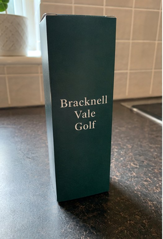 Custom golf ball sleeves — customer photo