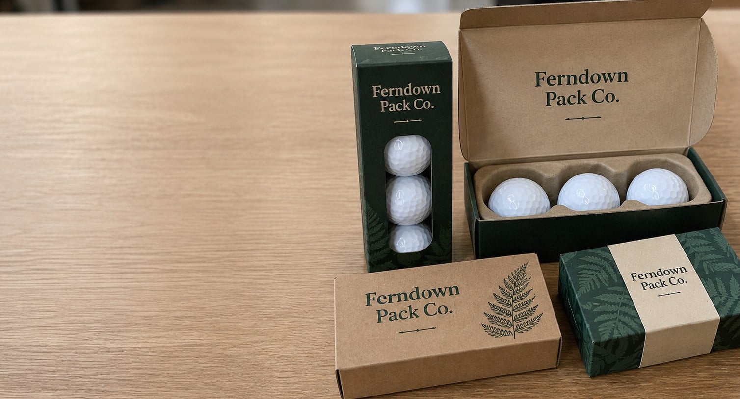 Custom printed golf ball sleeves with logo