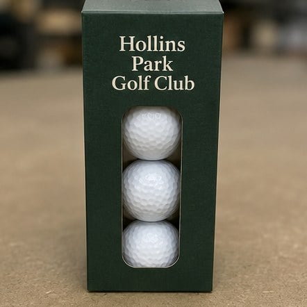 Printed Three-Ball Sleeves with custom branding